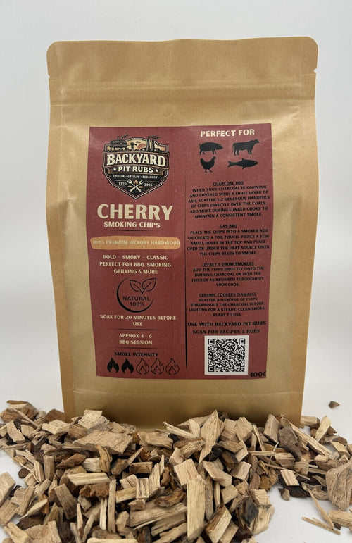 Cherry Wood Smoking Chips - 400g
