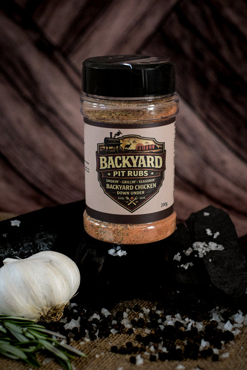 Backyard Chicken Down Under - Aussie BBQ Chicken Rub Backyard Pit Rubs