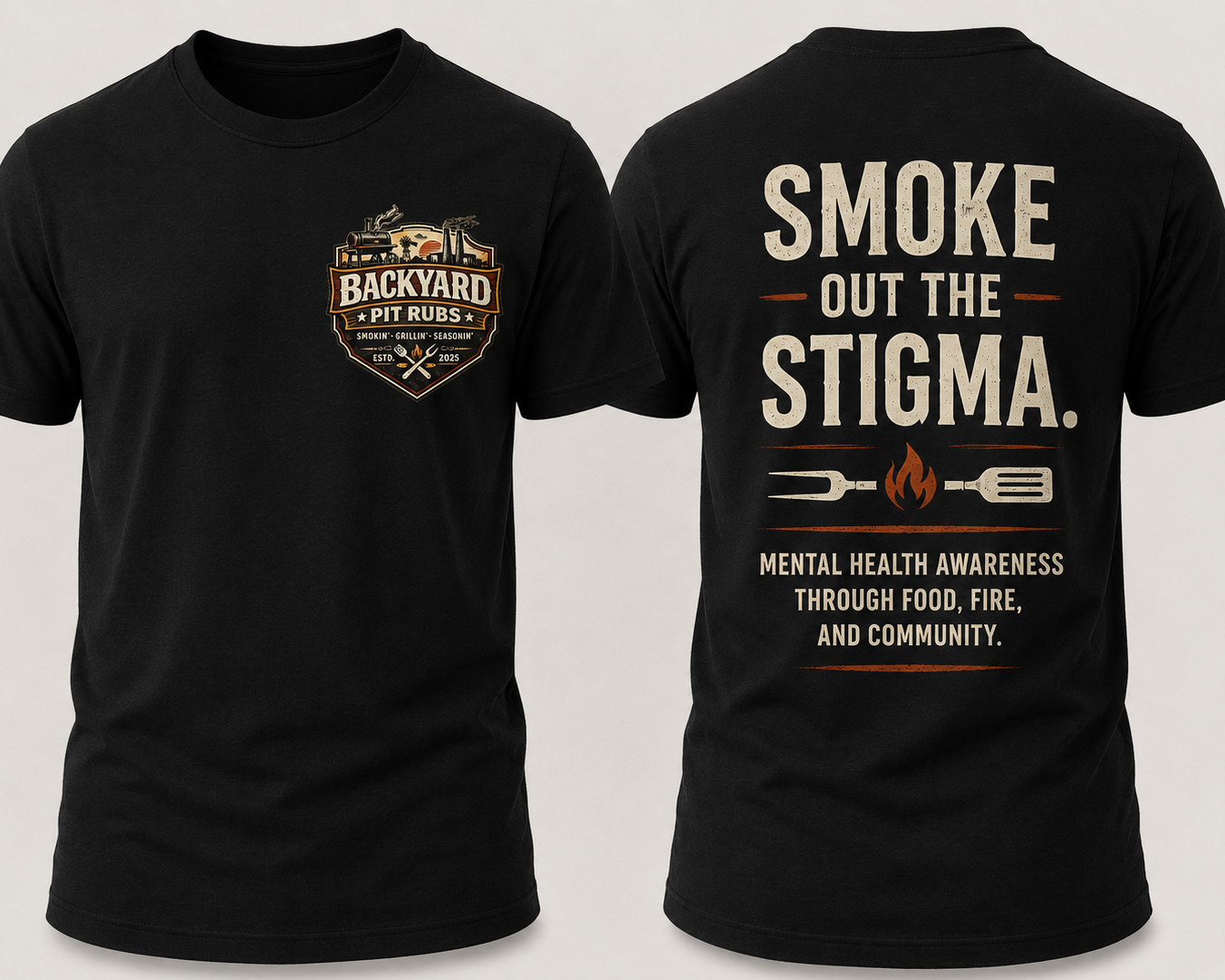 Backyard Pit Rubs Charity T-Shirt 2026 Backyard Pit Rubs