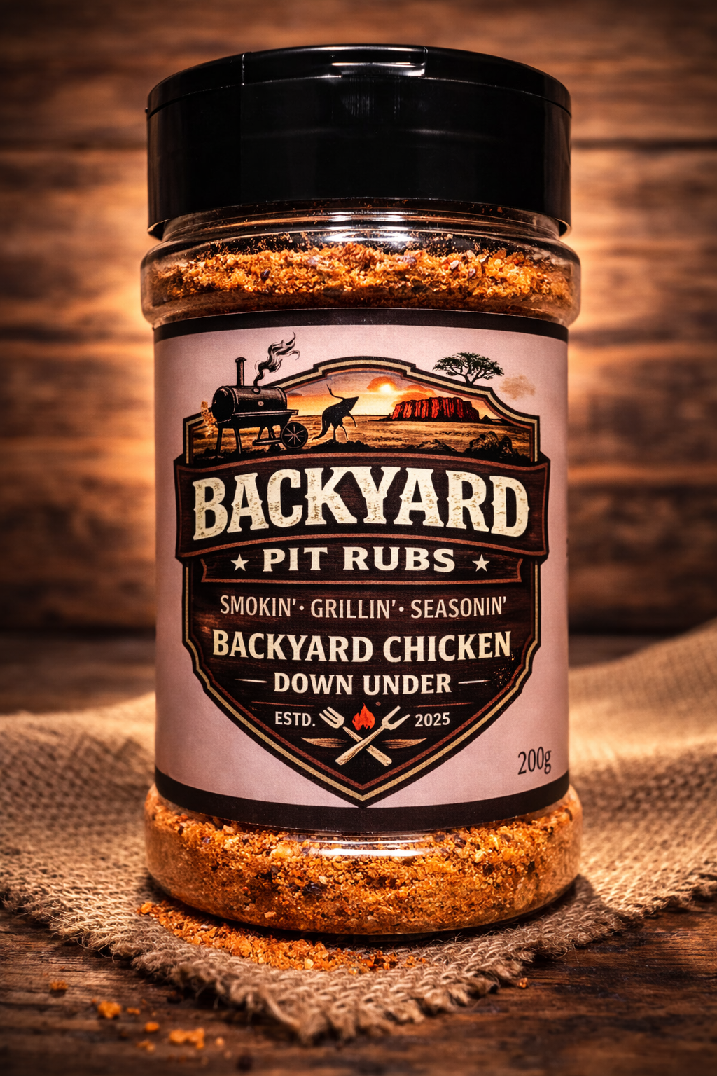 Backyard Chicken Down Under - Aussie BBQ Chicken Rub