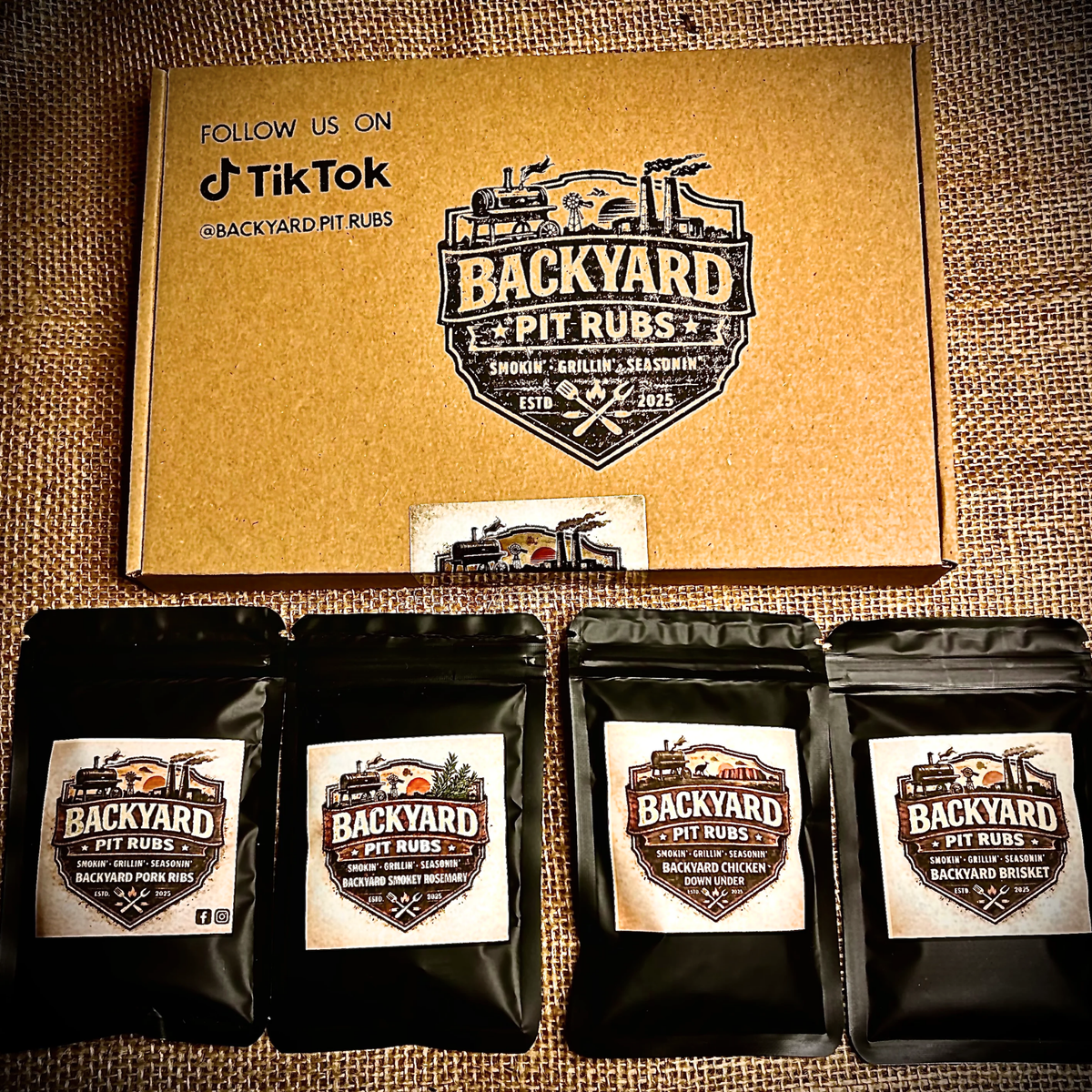 The Backyard Pit Rubs Taster Pack
